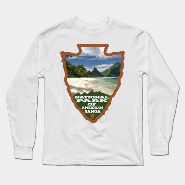 National Park of American Samoa arrowhead Long Sleeve T-Shirt by nylebuss